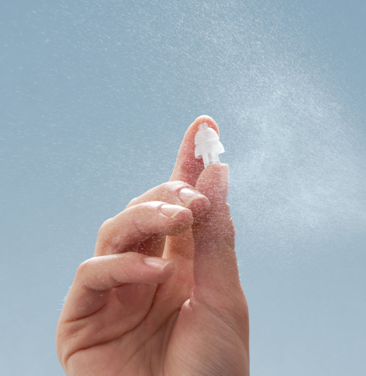 alpine schoonmaakspray voor oordoppen oordop detail